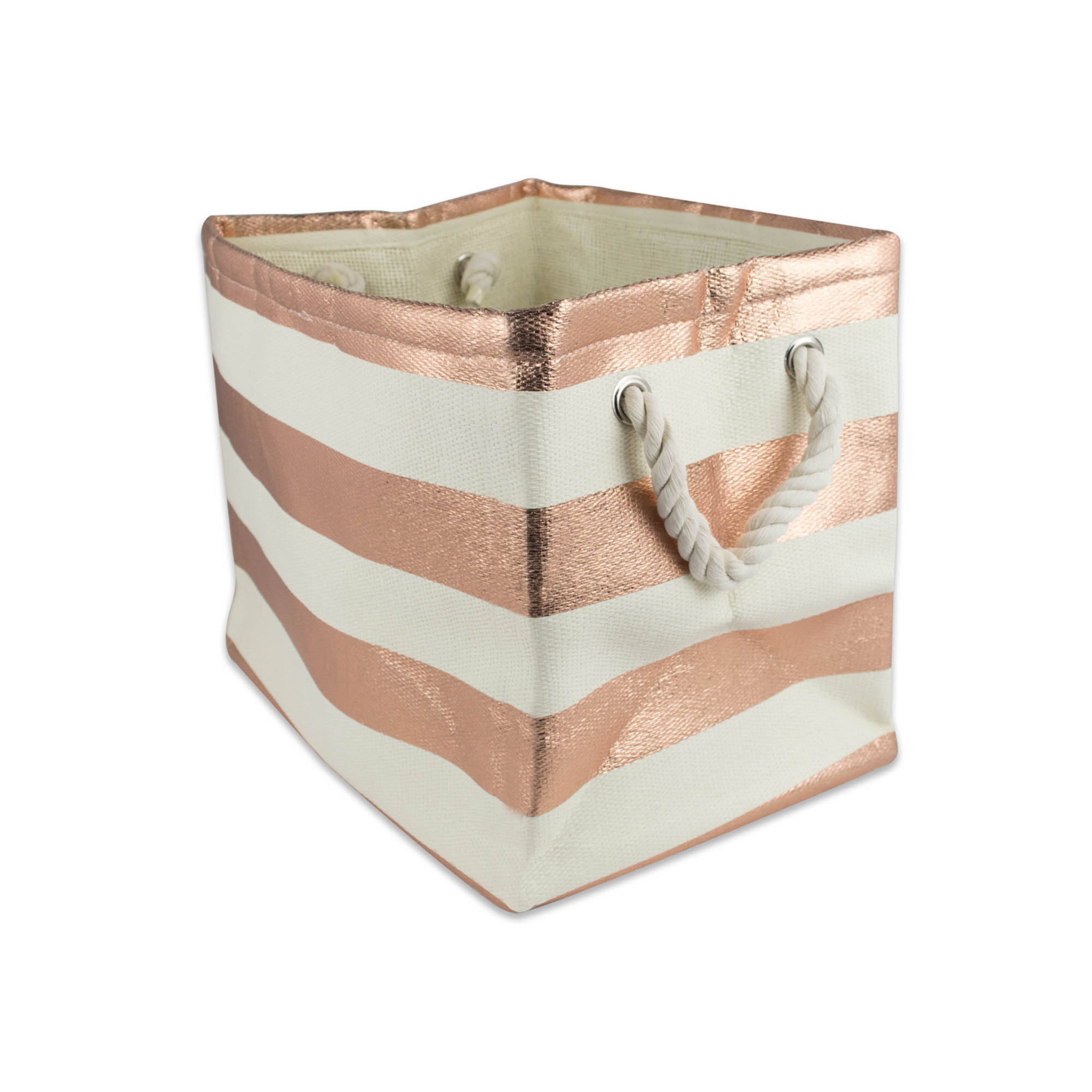 DII® 15" Copper Stripe Paper Basket